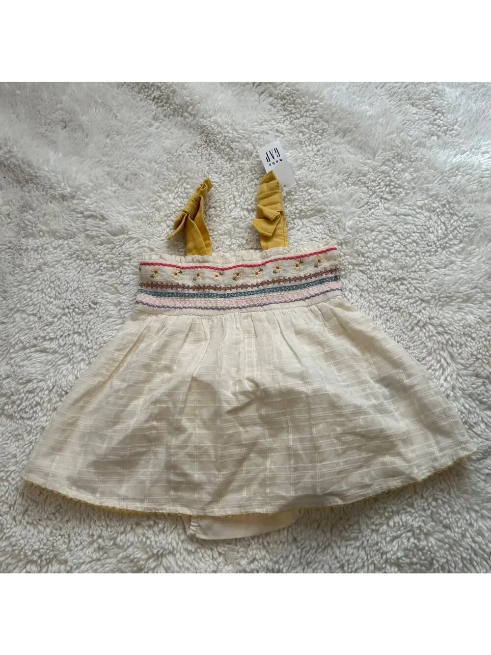 Baby Gap Multicolor Floral Dress Bloomers 3-6 Months Resort Summer Preppy Cute